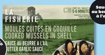 IGA LA FISHERIE FROZEN COOKED MUSSELS IN SHELL offer