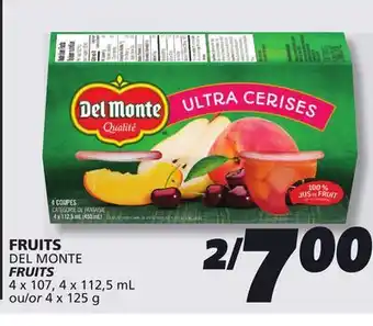 IGA DEL MONTE FRUITS offer