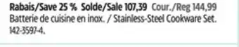 Canadian Tire Master Chef Stainless-Steel Cookware Set offer