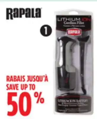 Canadian Tire Lithium-Ion Fillet Knife offer