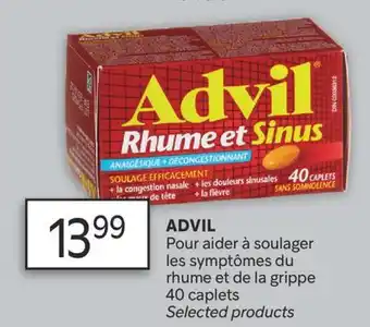 Brunet ADVIL Pour aider à soulager les symptômes du rhume et de la grippe offer