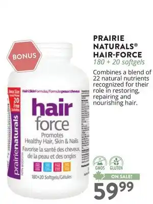 Ki Nature & Santé PRAIRIE NATURALS HAIR-FORCE offer