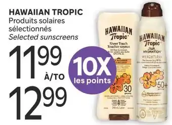 Brunet HAWAIIAN TROPIC Produits solaires sélectionnés offer