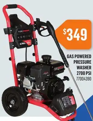 Canac Gas Powered Pressure Washer 2700 PSI offer