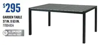 Canac Garden Table 37 in. x 63 in offer