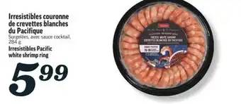 Marché Richelieu COURONNE DE CREVETTES BLANCHES DU PACIFIQUE IRRESISTIBLES | IRRESISTIBLES PACIFIC WHITE SHRIMP RING offer