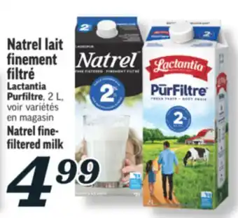 Marché Richelieu LAIT FINEMENT FILTRÉ NATREL | NATREL FINE‑FILTERED MILK offer