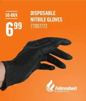 Canac Fahrenheit Disposable Nitrile Gloves offer