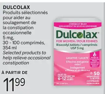 Brunet DULCOLAX Produits sélectionnés pour aider au soulagement de la constipation occasionnelle offer