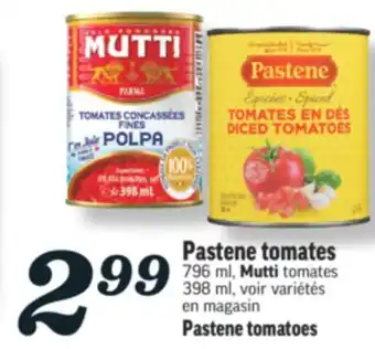 Marché Richelieu Pastene tomates | Pastene tomatoes offer