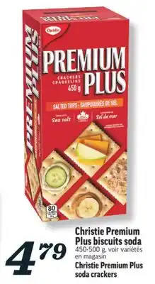Marché Richelieu PREMIUM PLUS BISCUITS SODA CHRISTIE | CHRISTIE PREMIUM PLUS SODA CRACKERS offer
