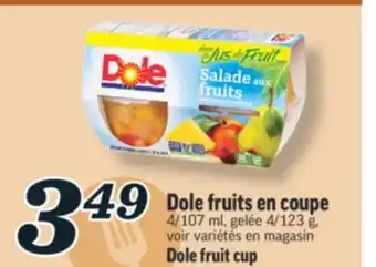 Marché Richelieu FRUITS EN COUPE DOLE | DOLE FRUIT CUP offer