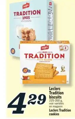 Marché Richelieu TRADITION BISCUITS LECLERC | LECLERC TRADITION COOKIES offer