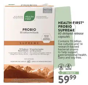 Ki Nature & Santé HEALTH FIRST PROBIO SUPREME offer