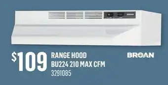 Canac Range Hood offer