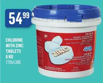 Canac Chlorine with Zinc Tablets 6 kg offer