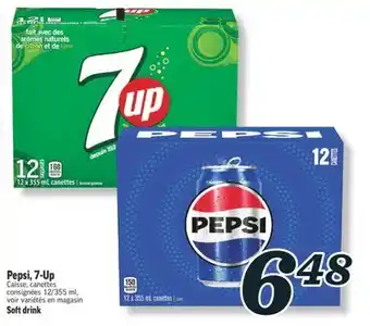 Marché Richelieu Pepsi, 7-Up | Soft drink offer