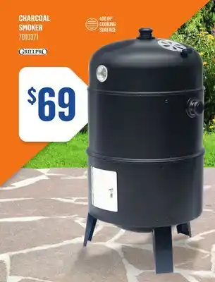 Canac GrillPro Charcoal Smoker offer