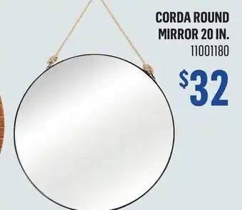 Canac Corda Round Mirror 20 in offer