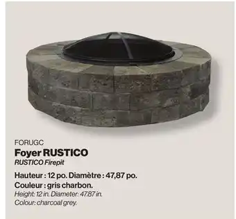 Patrick Morin Rustico Fireplace offer