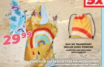 Familiprix STYLÉ, Microfiber ponchos or towels offer