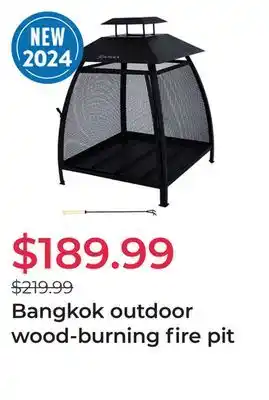 Club Piscine Bangkok outdoor wood-burning fire pit offer