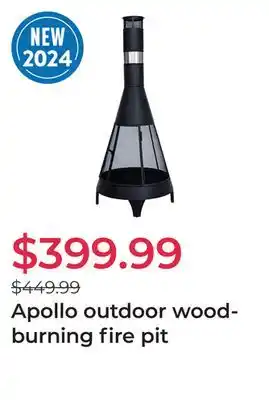Club Piscine Apollo outdoor wood-burning fire pit offer