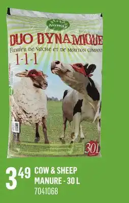 Canac Cow & Sheep Manure - 30 L offer