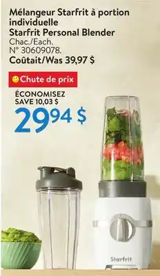 Walmart Starfrit Personal Blender offer
