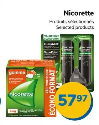 Accès pharma Nicorette offer