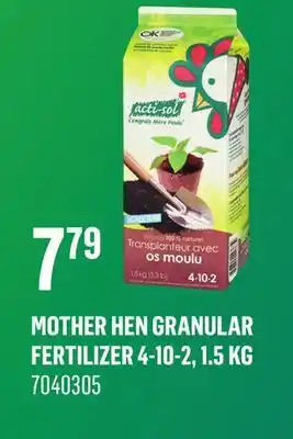Canac Mother Hen Granular Fertilizer 4-10-2, 1.5 kg offer