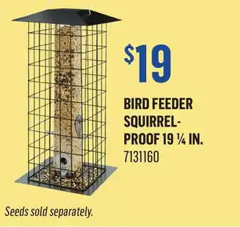 Canac Bird Feeder offer