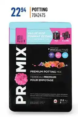 Canac Pro-Mix Premium 2 ft³ (112 L) offer