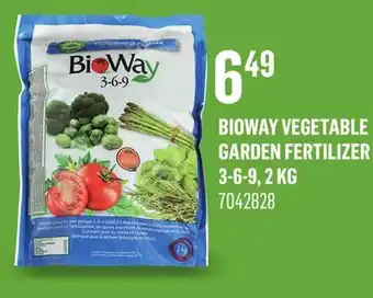 Canac Bioway Vegetable Garden Fertilizer 3-6-9, 2 kg offer