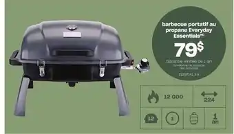 Provigo BARBECUE PORTATIF AU PROPANE EVERYDAY ESSENTIALS offer
