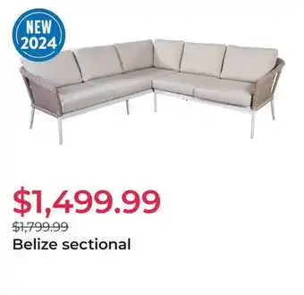 Club Piscine Belize sectional offer