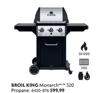 Home Hardware Monarch 320 Propane BBQ - 3 Burner offer