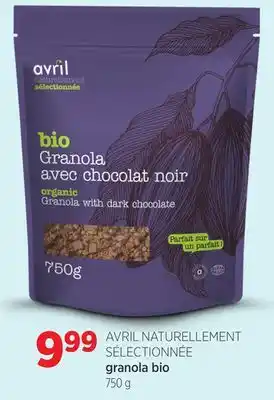 Avril Granola bio offer