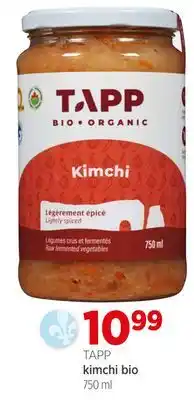 Avril kimchi bio offer