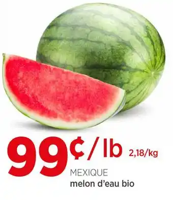 Avril melon d'eau bio offer