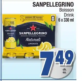Jean Coutu SANPELLEGRINO Drink offer