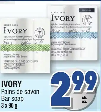 Jean Coutu IVORY Bar soap offer