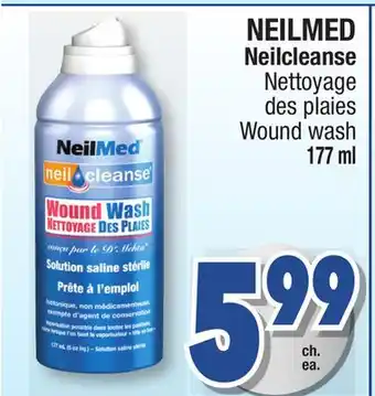 Jean Coutu NEILMED Neilcleanse Wound wash offer