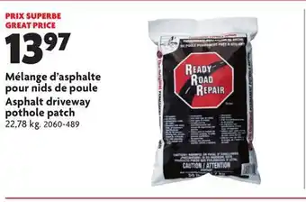 Home Hardware Asphalt driveway pothole patch offer