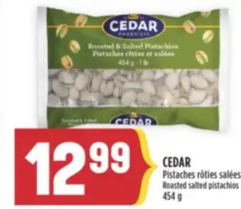 Marché Adonis CEDAR PISTACHES RÔTIES SALÉES offer