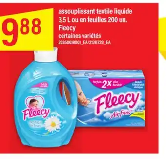 Maxi ASSOUPLISSANT TEXTILE LIQUIDE 3,5 L OU EN FEUILLES 200 UN. FLEECY offer
