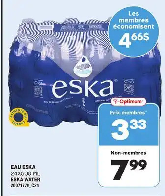 Provigo EAU ESKA 24X500 ML offer