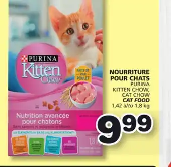 Marches Tradition PURINA KITTEN CHOW, CAT CHOW CAT FOOD offer