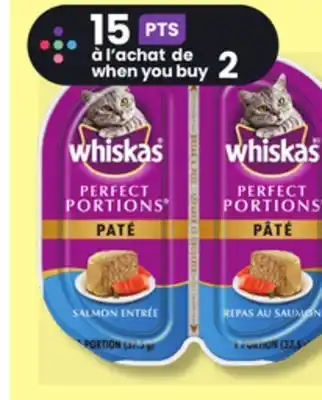 Marches Tradition WHISKAS PERFECT PORTIONS CAT FOOD offer