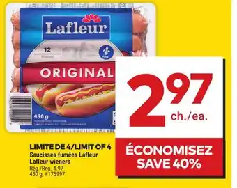 Giant Tiger Lafleur wieners offer